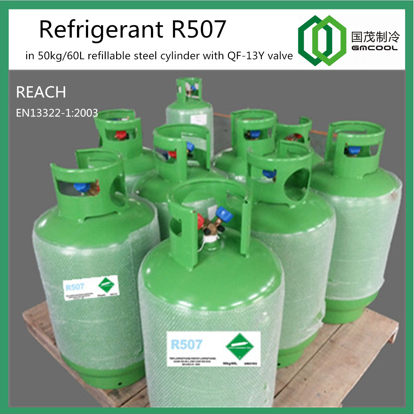 800g R32 refrigerant gas refillable cylinder